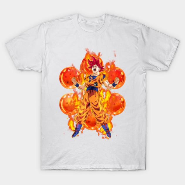 DBZ - Super Saiyan God Goku T-Shirt-TOZ